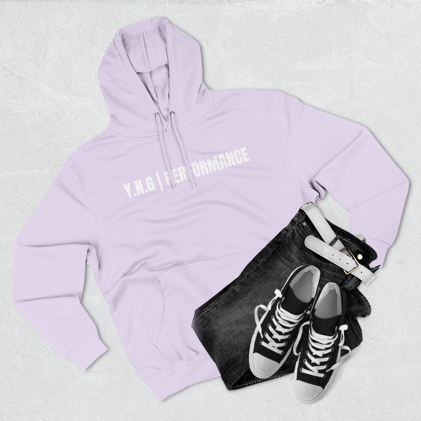 YnotGrind Performance Hoodie — Three-Panel Fleece Workout & Athletic Look