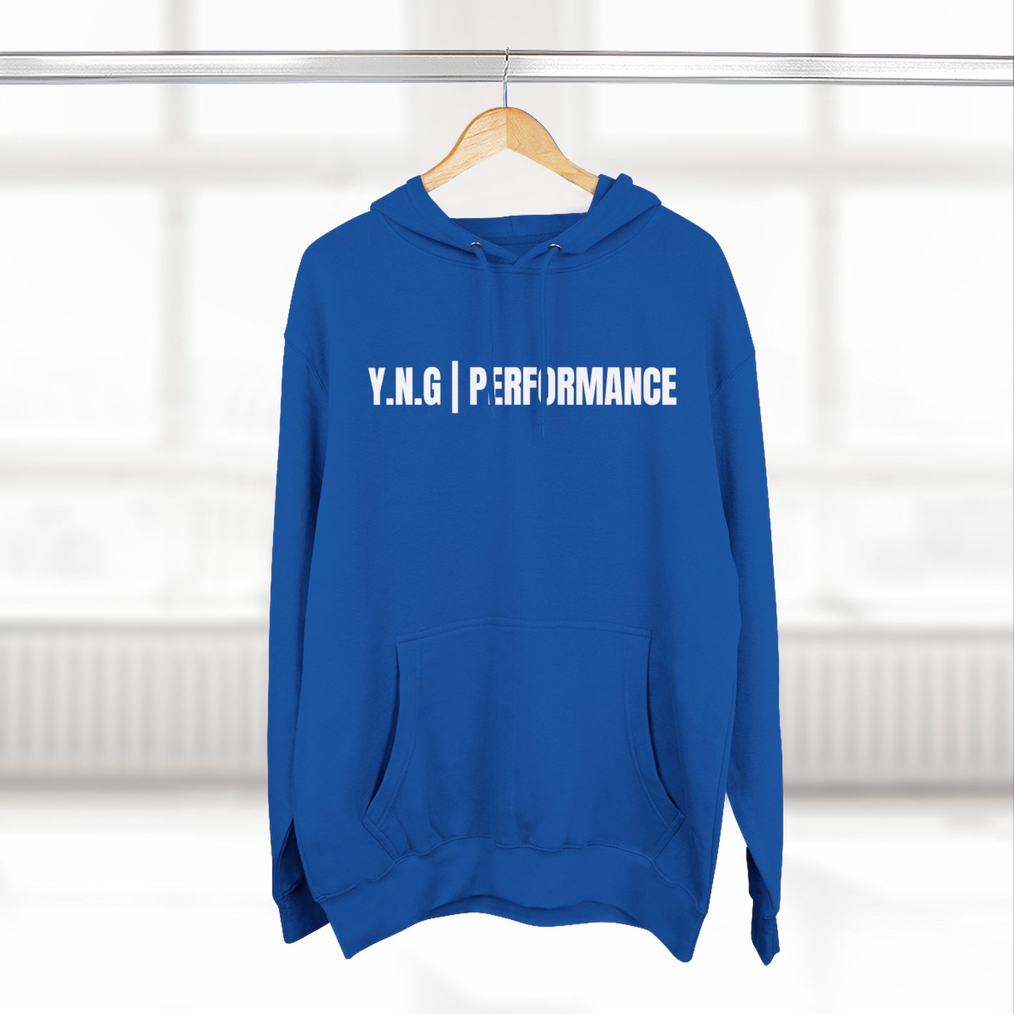 YnotGrind Performance Hoodie — Three-Panel Fleece Workout & Athletic Look