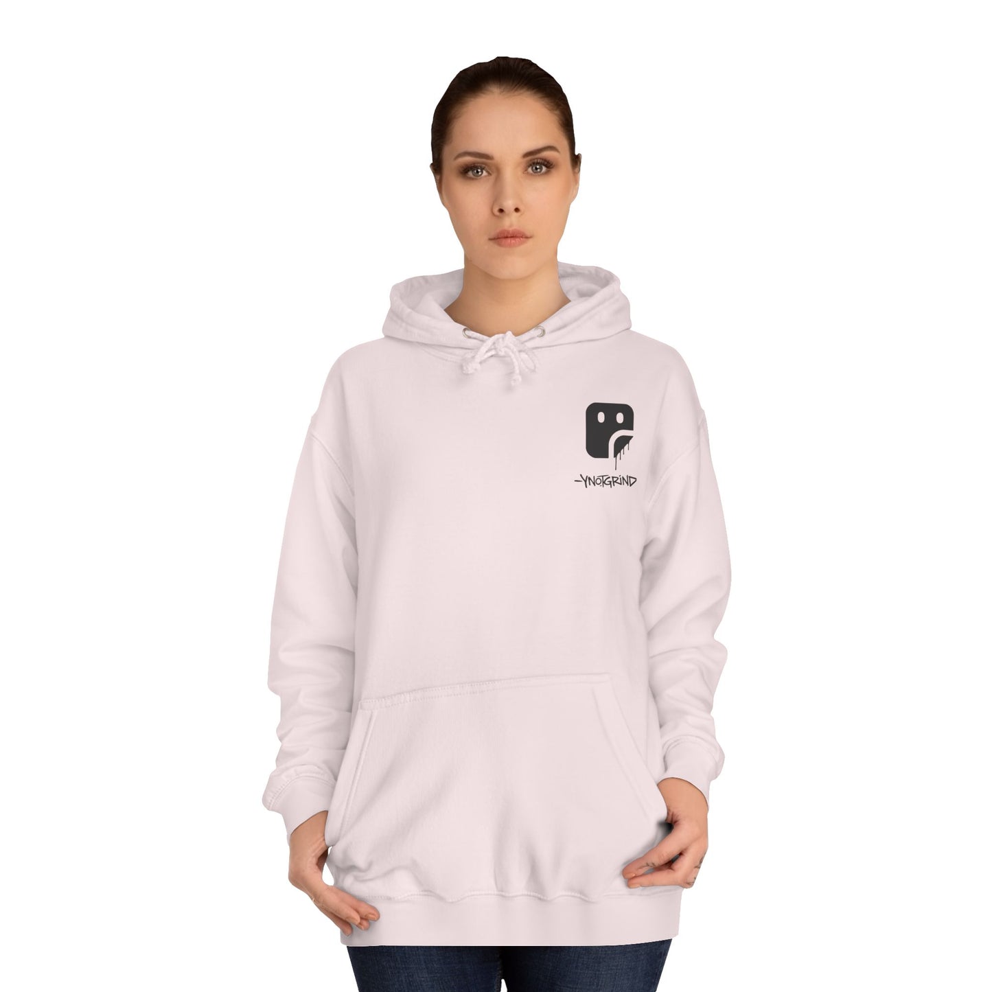 College Hoodie — "UNFINISHED" Graphic Logo Pullover