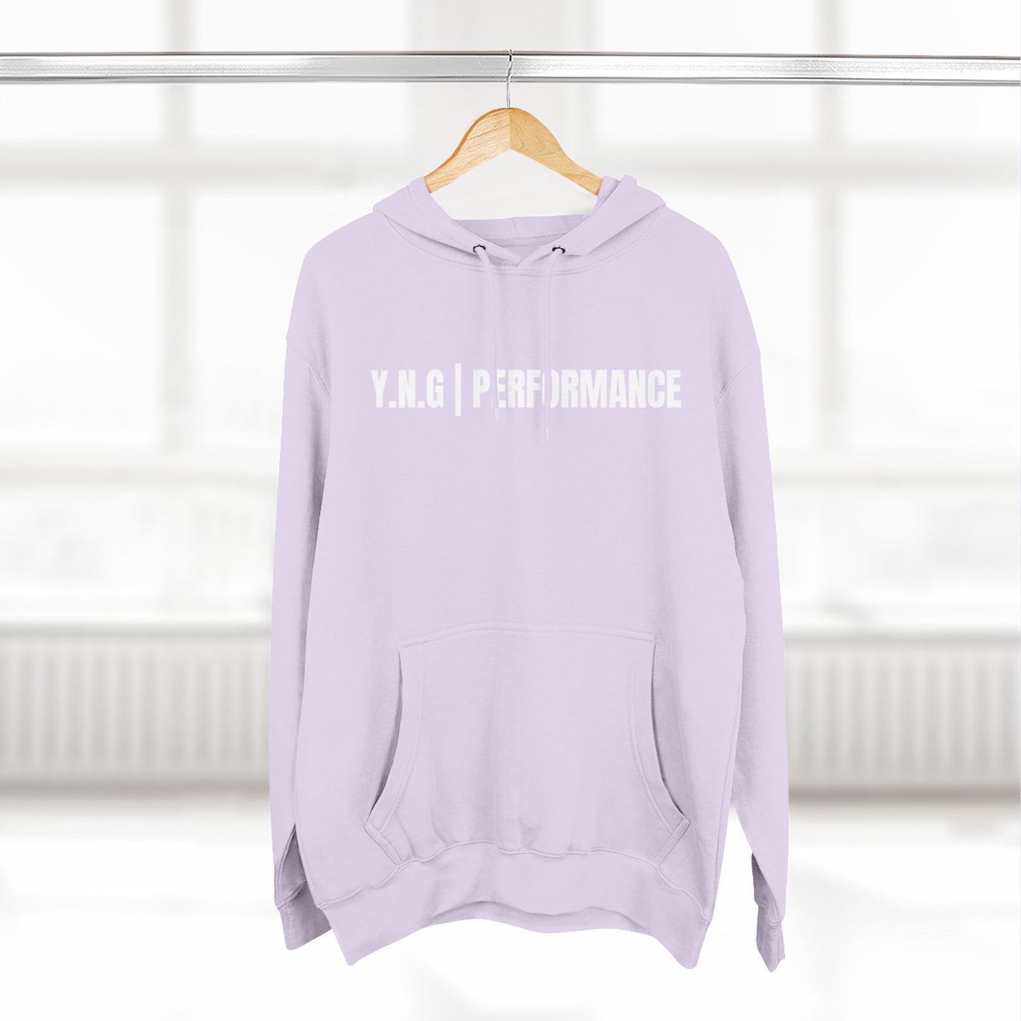 YnotGrind Performance Hoodie — Three-Panel Fleece Workout & Athletic Look