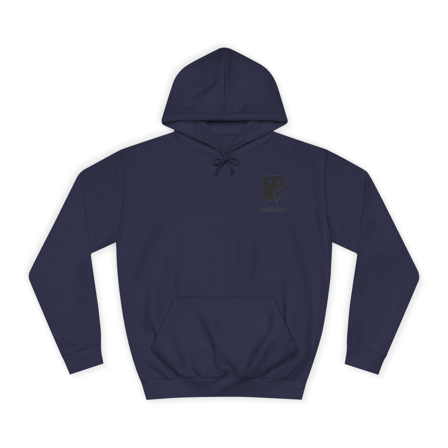 College Hoodie — "UNFINISHED" Graphic Logo Pullover