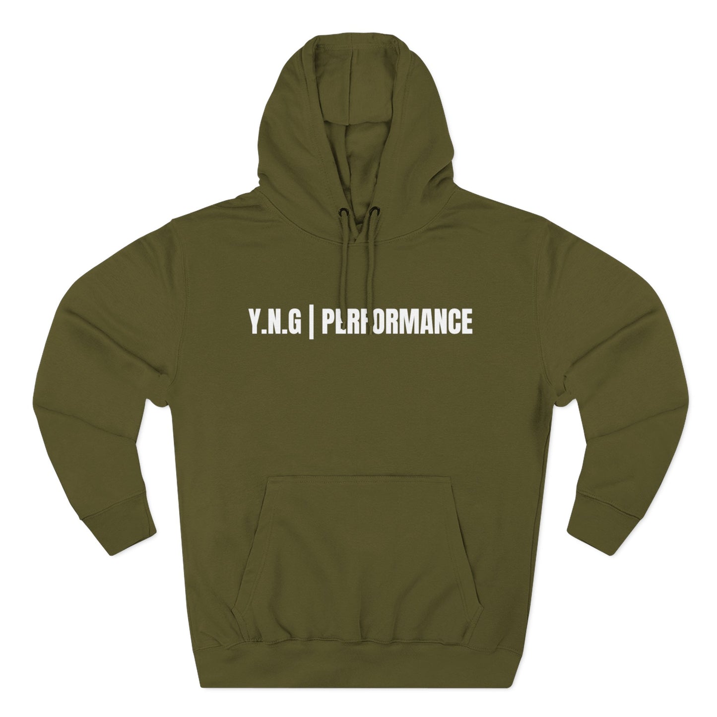 YnotGrind Performance Hoodie — Three-Panel Fleece Workout & Athletic Look