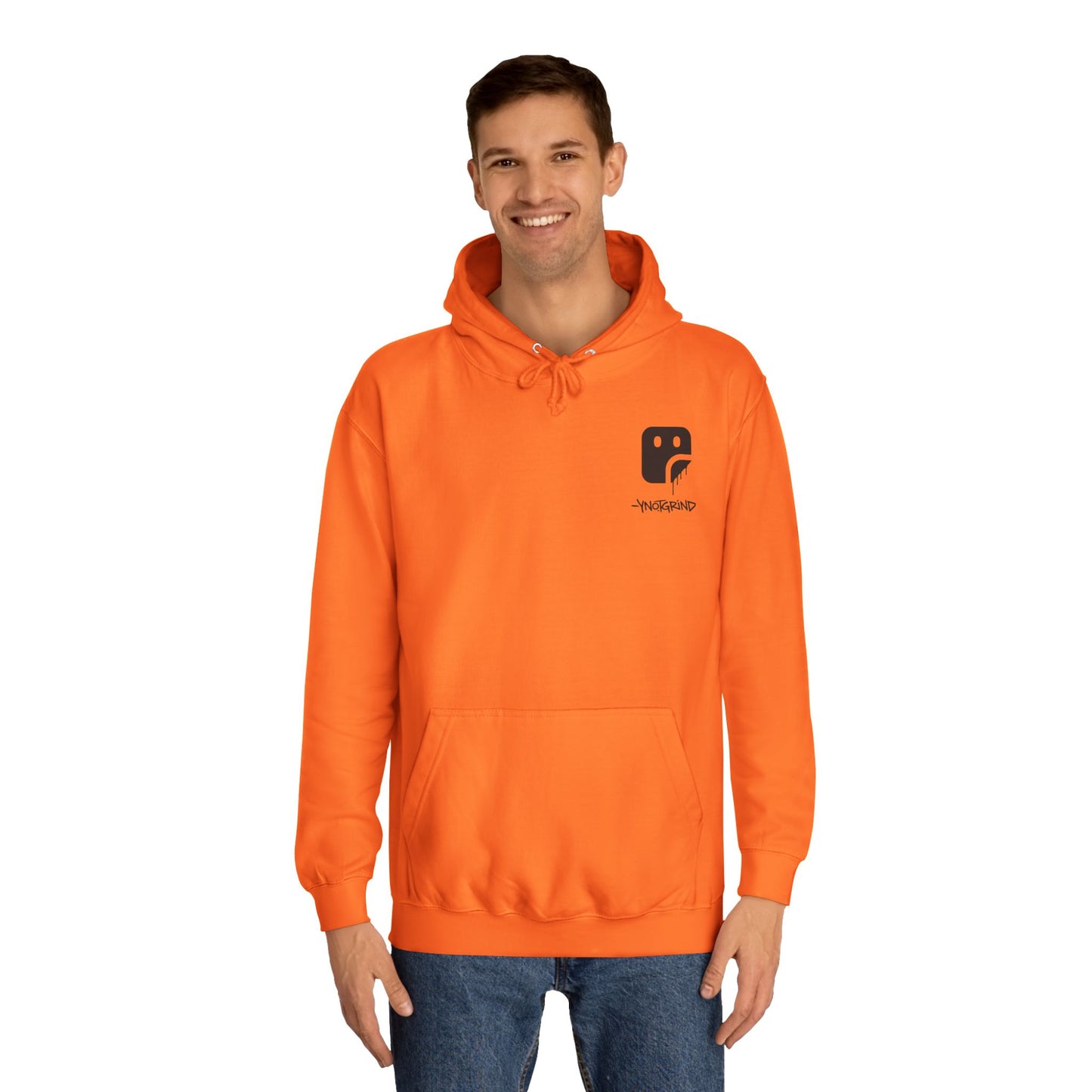 College Hoodie — "UNFINISHED" Graphic Logo Pullover