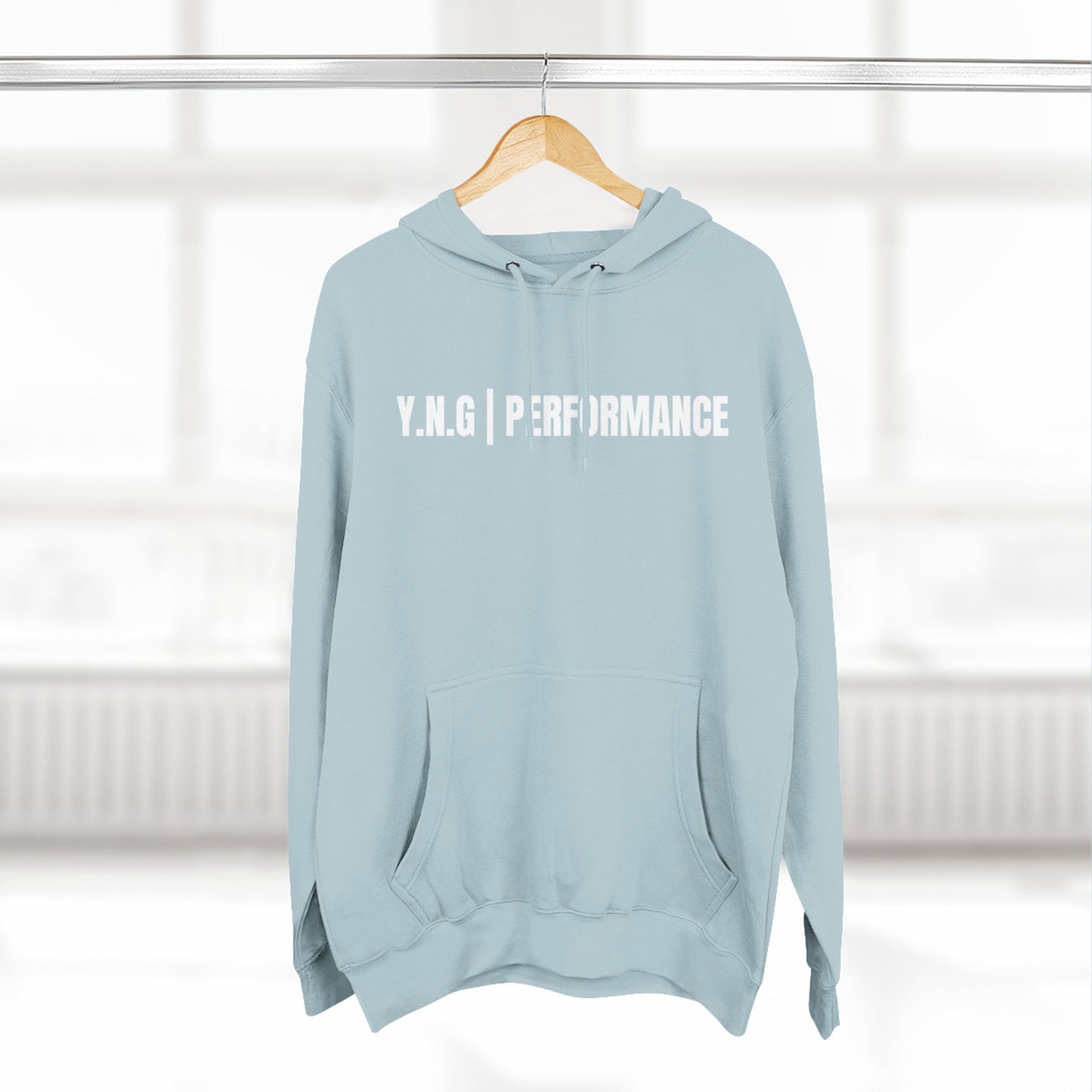 YnotGrind Performance Hoodie — Three-Panel Fleece Workout & Athletic Look