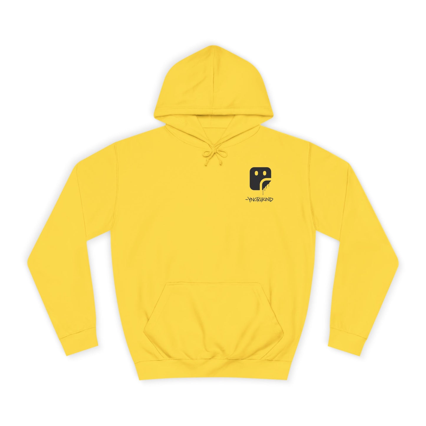 College Hoodie — "UNFINISHED" Graphic Logo Pullover
