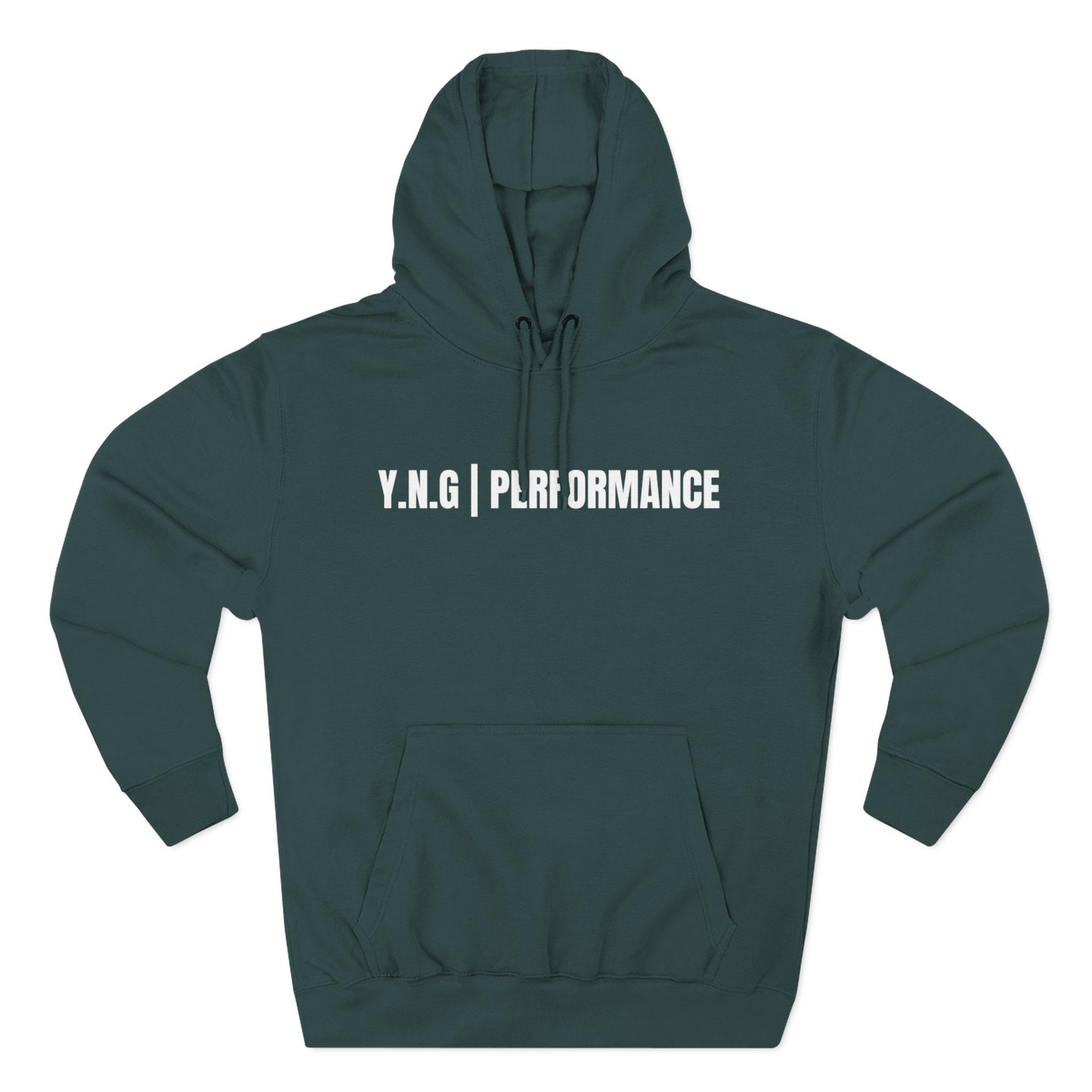 YnotGrind Performance Hoodie — Three-Panel Fleece Workout & Athletic Look