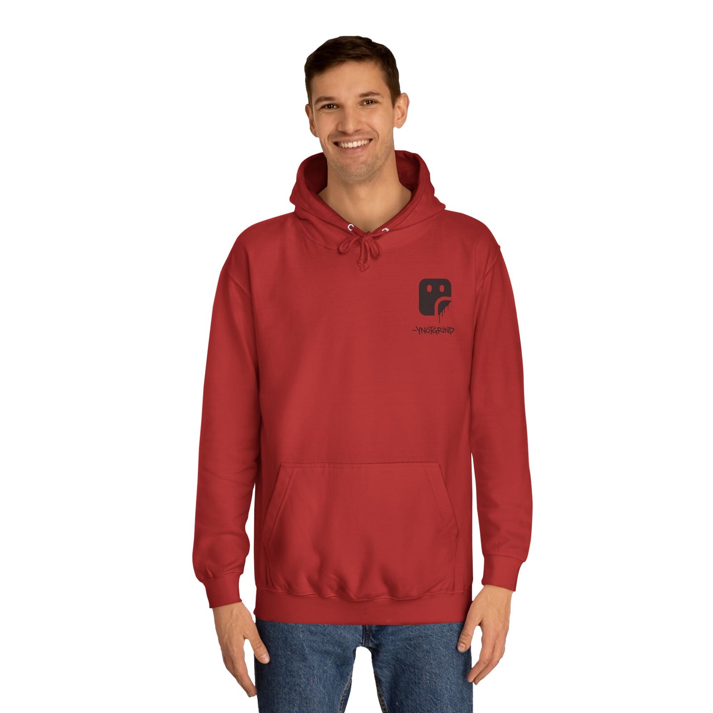 College Hoodie — "UNFINISHED" Graphic Logo Pullover