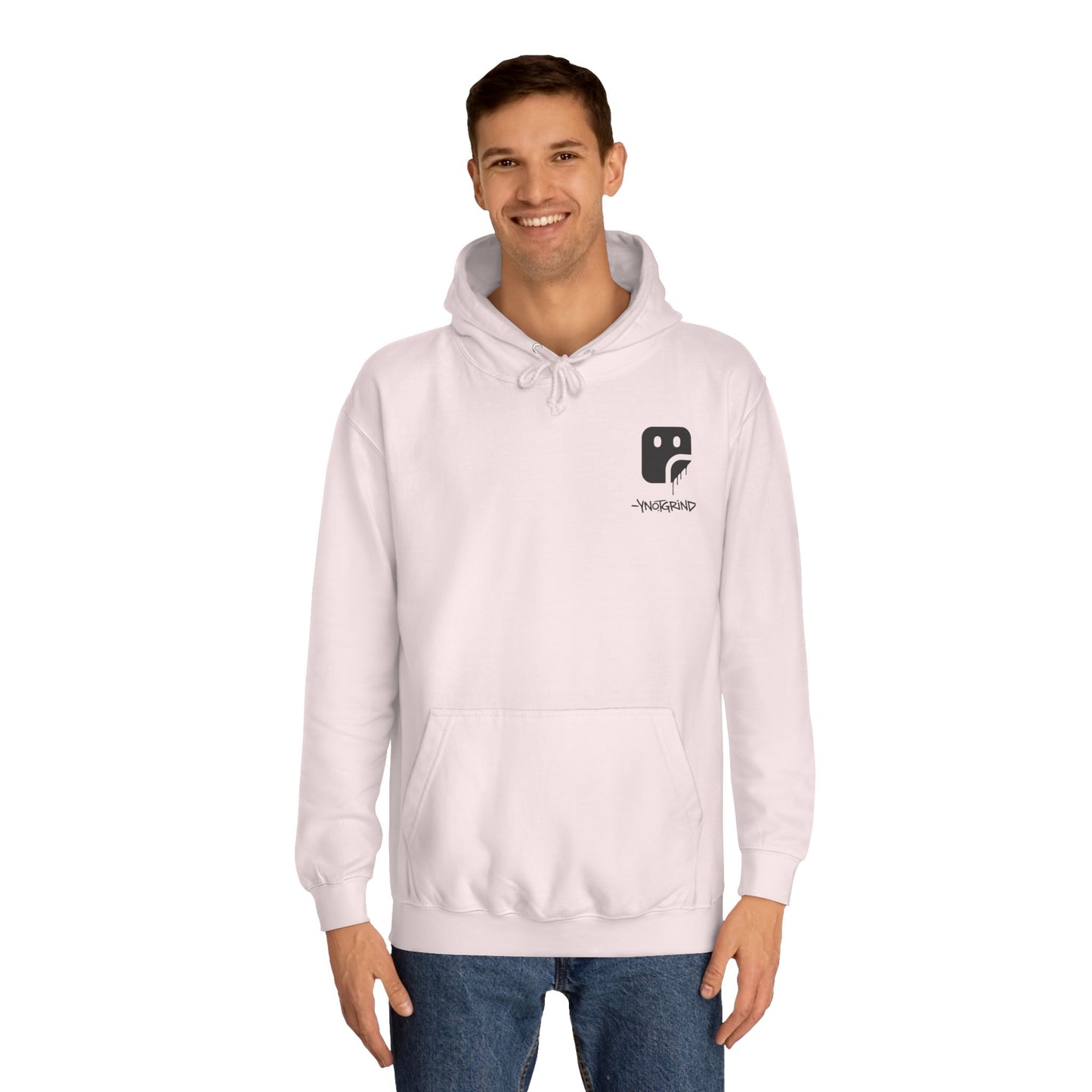 College Hoodie — "UNFINISHED" Graphic Logo Pullover