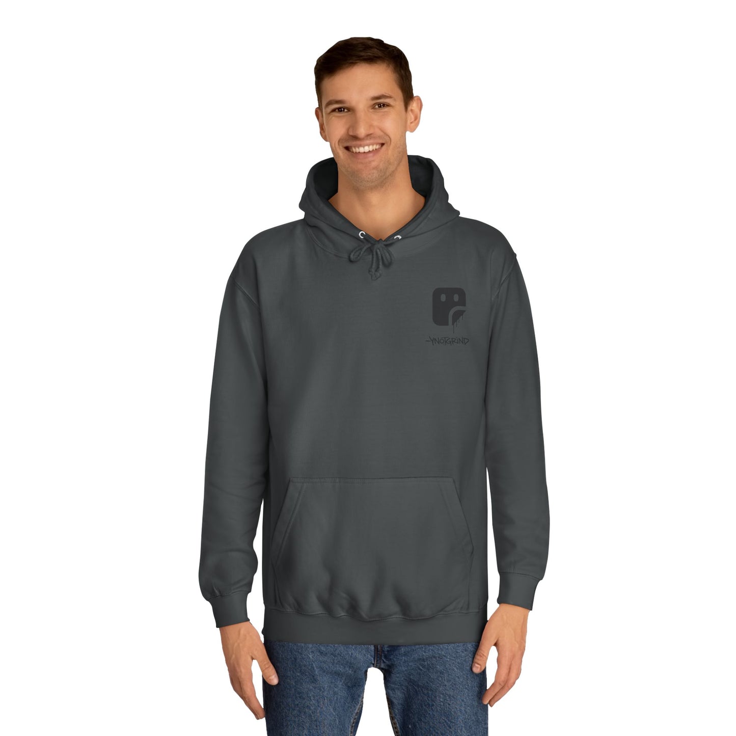 College Hoodie — "UNFINISHED" Graphic Logo Pullover