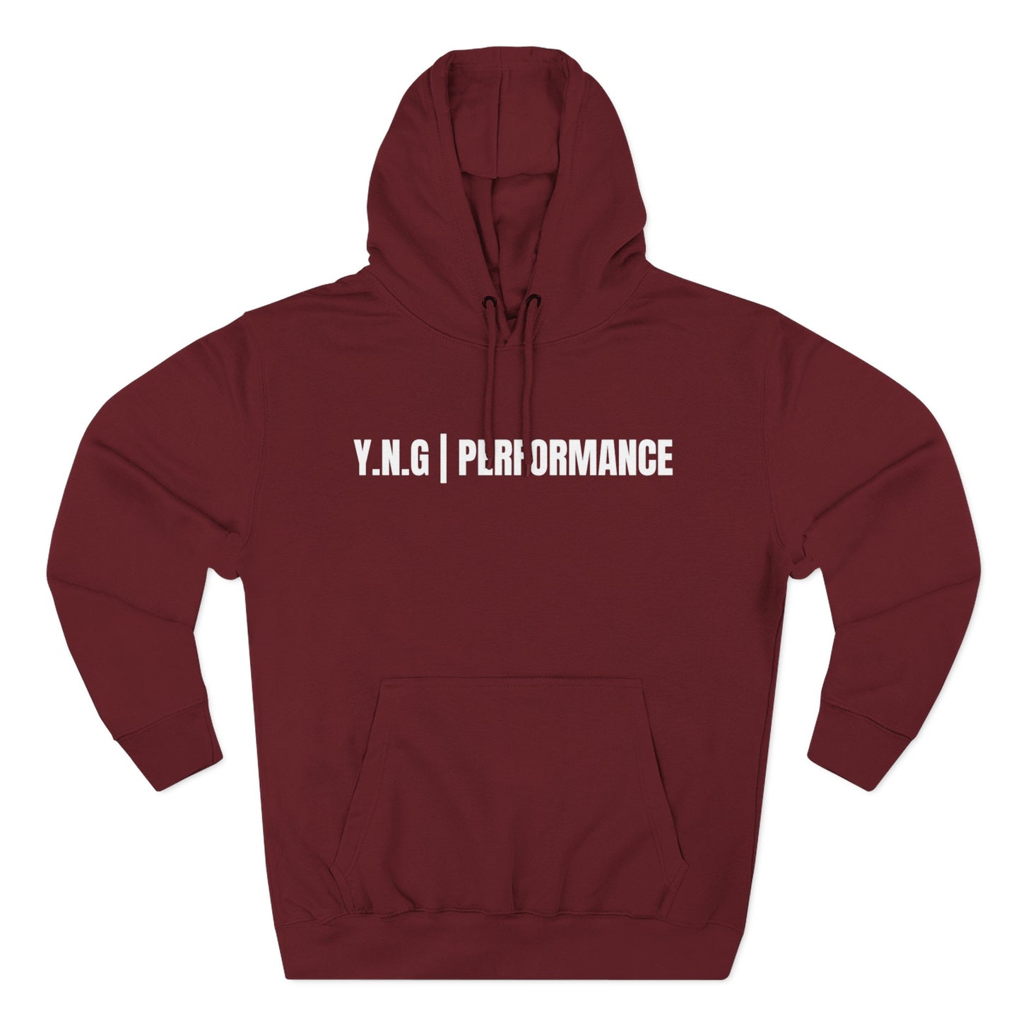 YnotGrind Performance Hoodie — Three-Panel Fleece Workout & Athletic Look