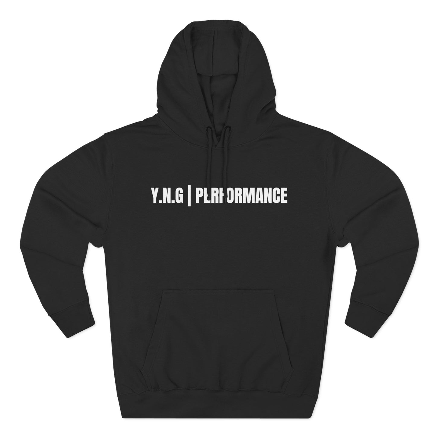 YnotGrind Performance Hoodie — Three-Panel Fleece Workout & Athletic Look