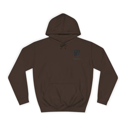 College Hoodie — "UNFINISHED" Graphic Logo Pullover