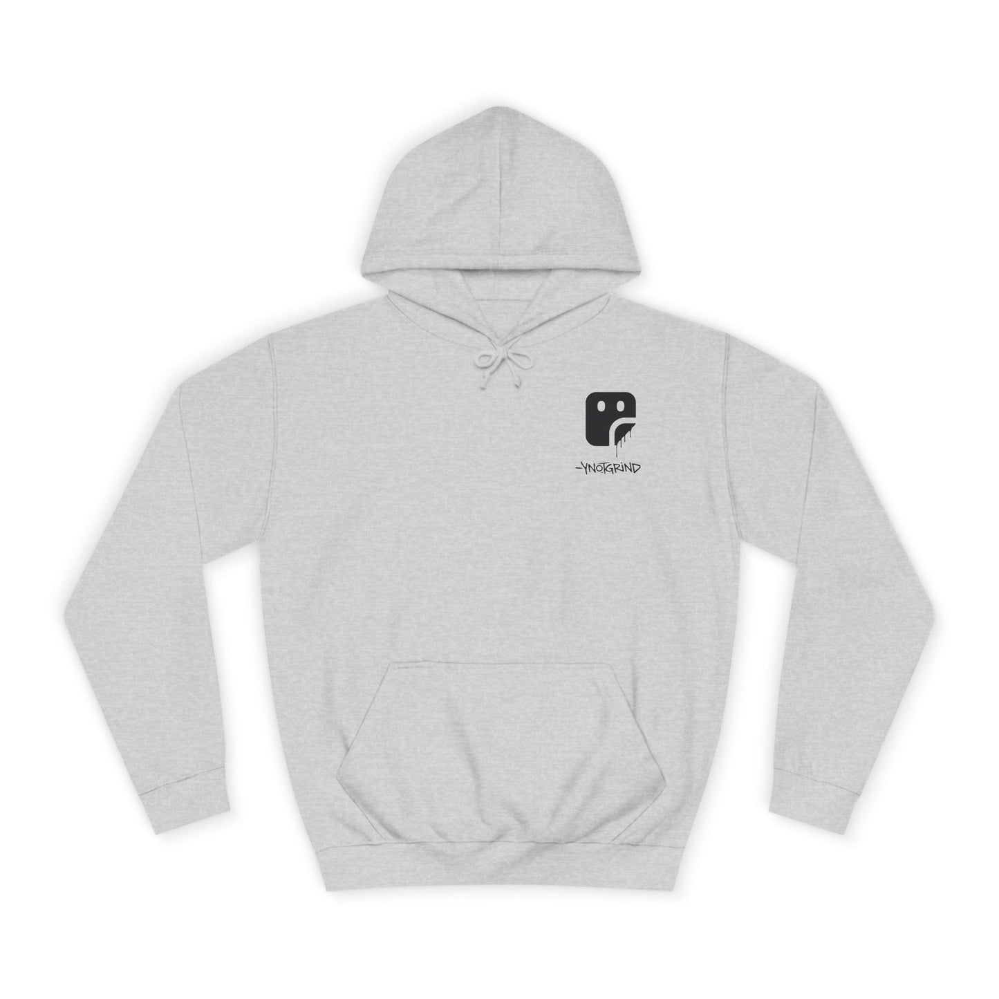 College Hoodie — "UNFINISHED" Graphic Logo Pullover