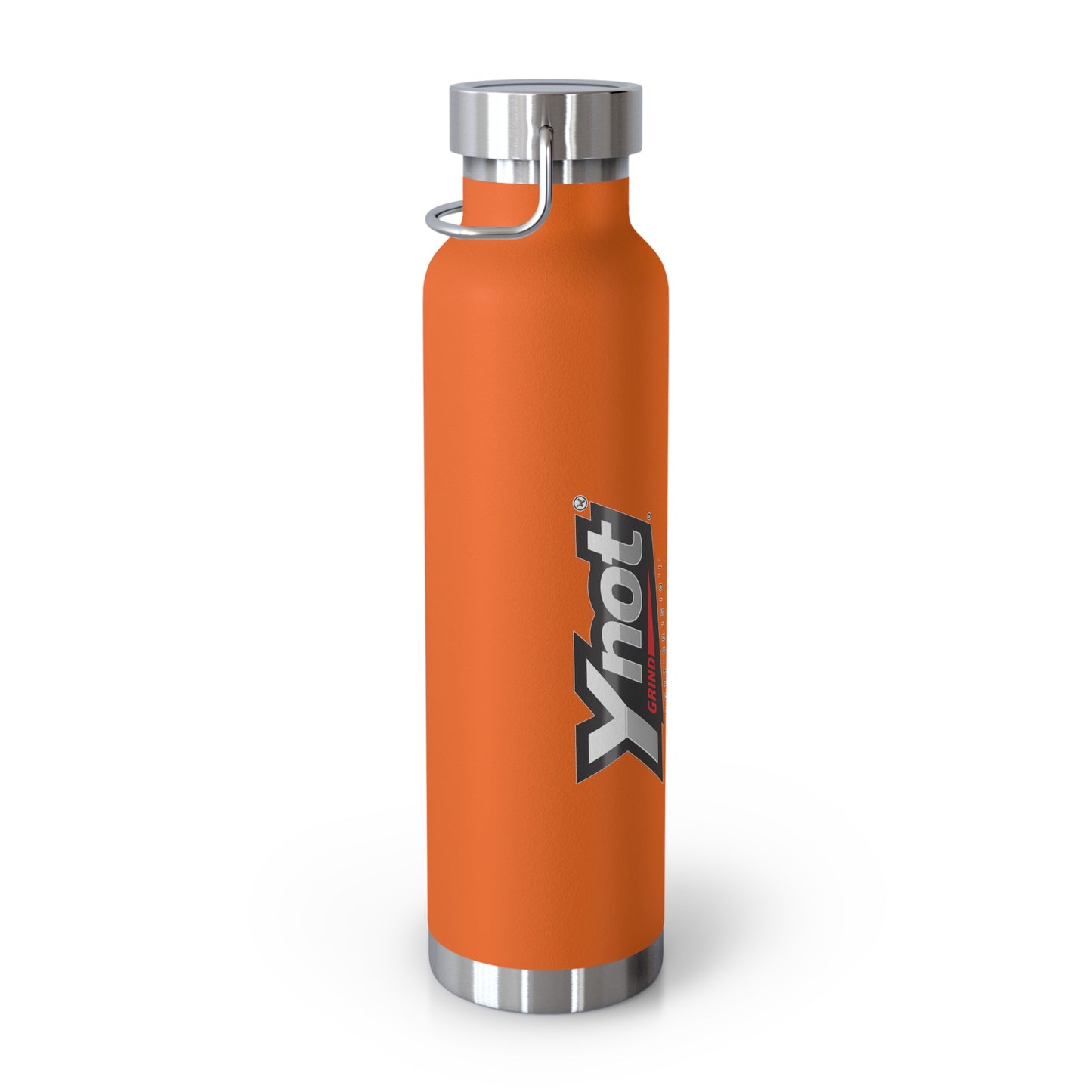 22oz Copper Vacuum Insulated Bottle — Red Stainless Water Bottle with Ynot Logo