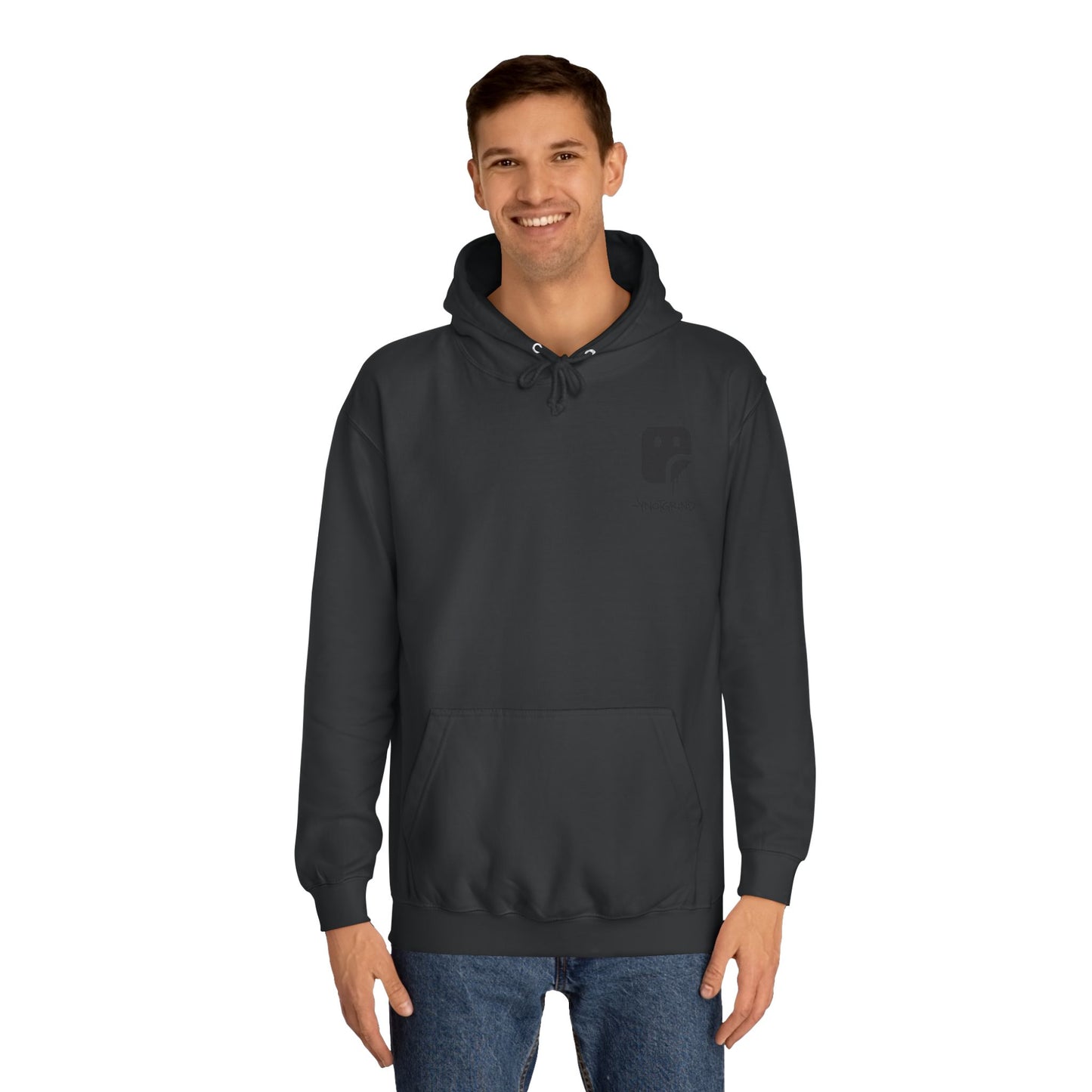 College Hoodie — "UNFINISHED" Graphic Logo Pullover