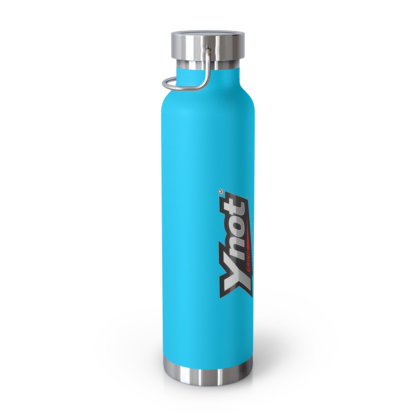 22oz Copper Vacuum Insulated Bottle — Red Stainless Water Bottle with Ynot Logo