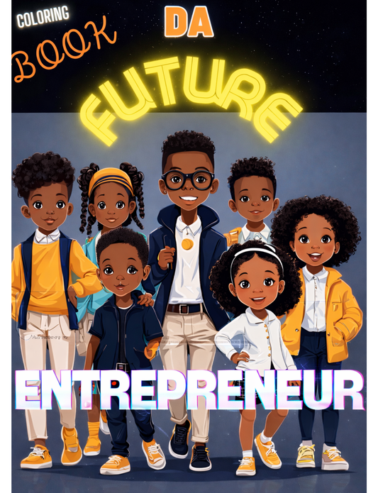 Future entrepreneurs coloring book!!