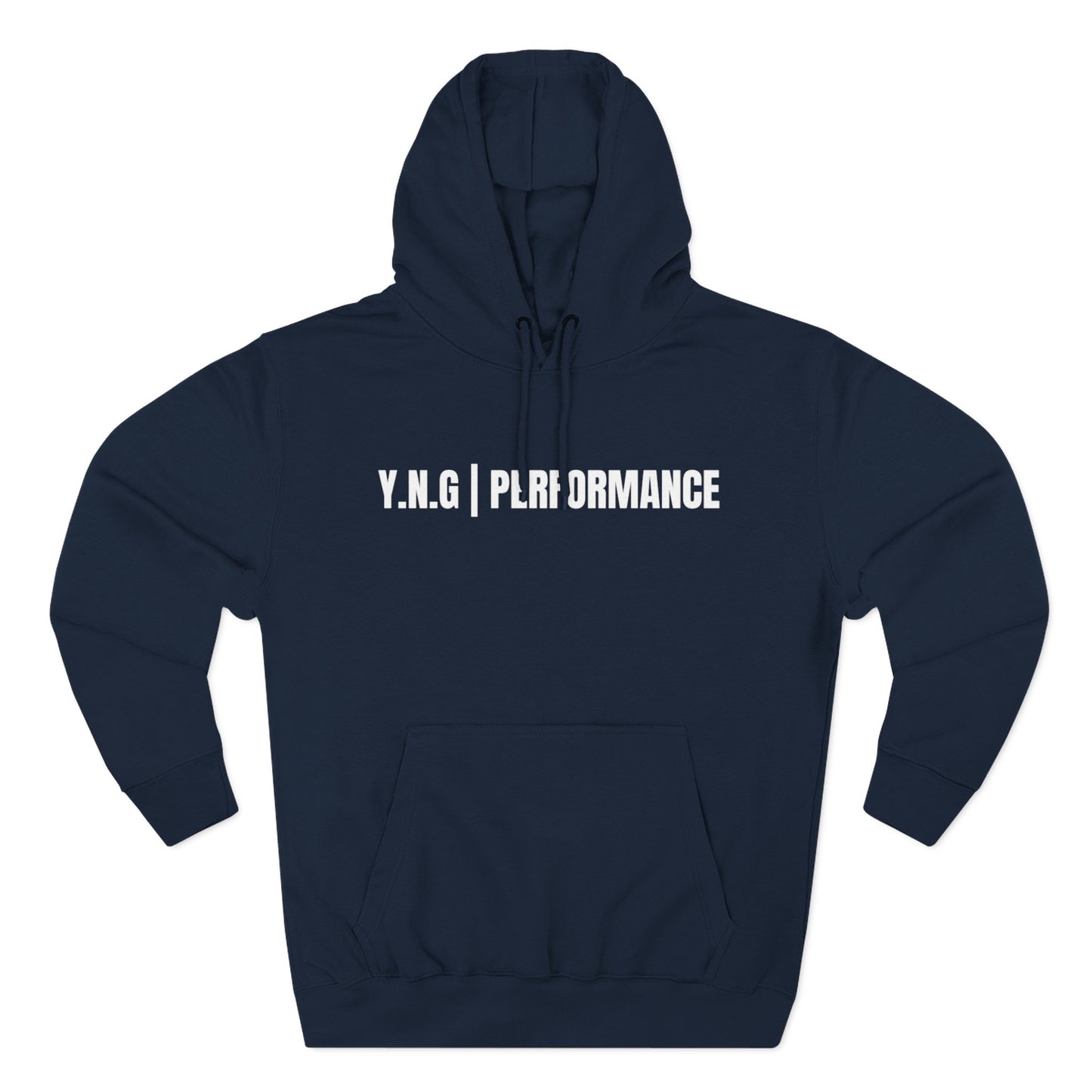 YnotGrind Performance Hoodie — Three-Panel Fleece Workout & Athletic Look