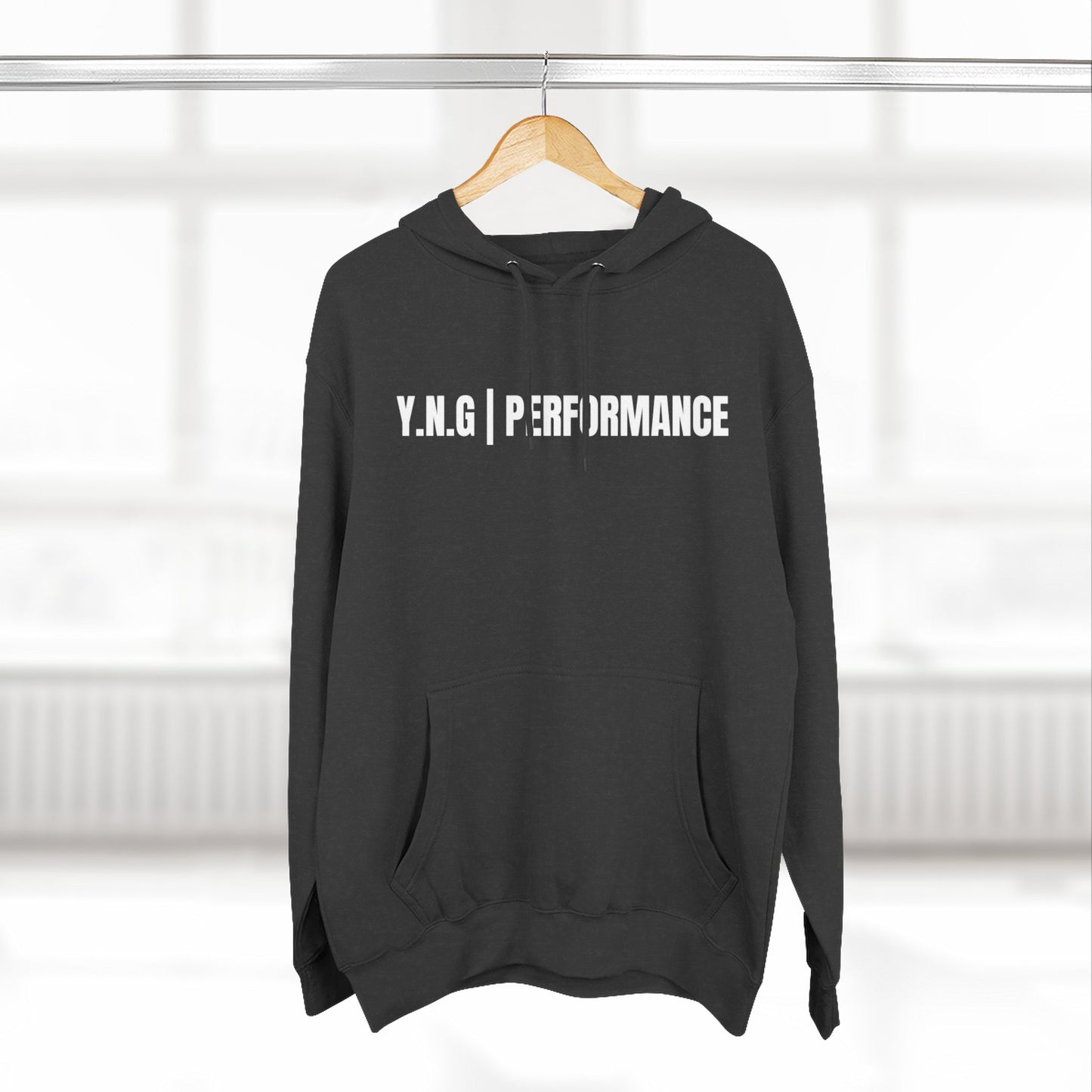 YnotGrind Performance Hoodie — Three-Panel Fleece Workout & Athletic Look