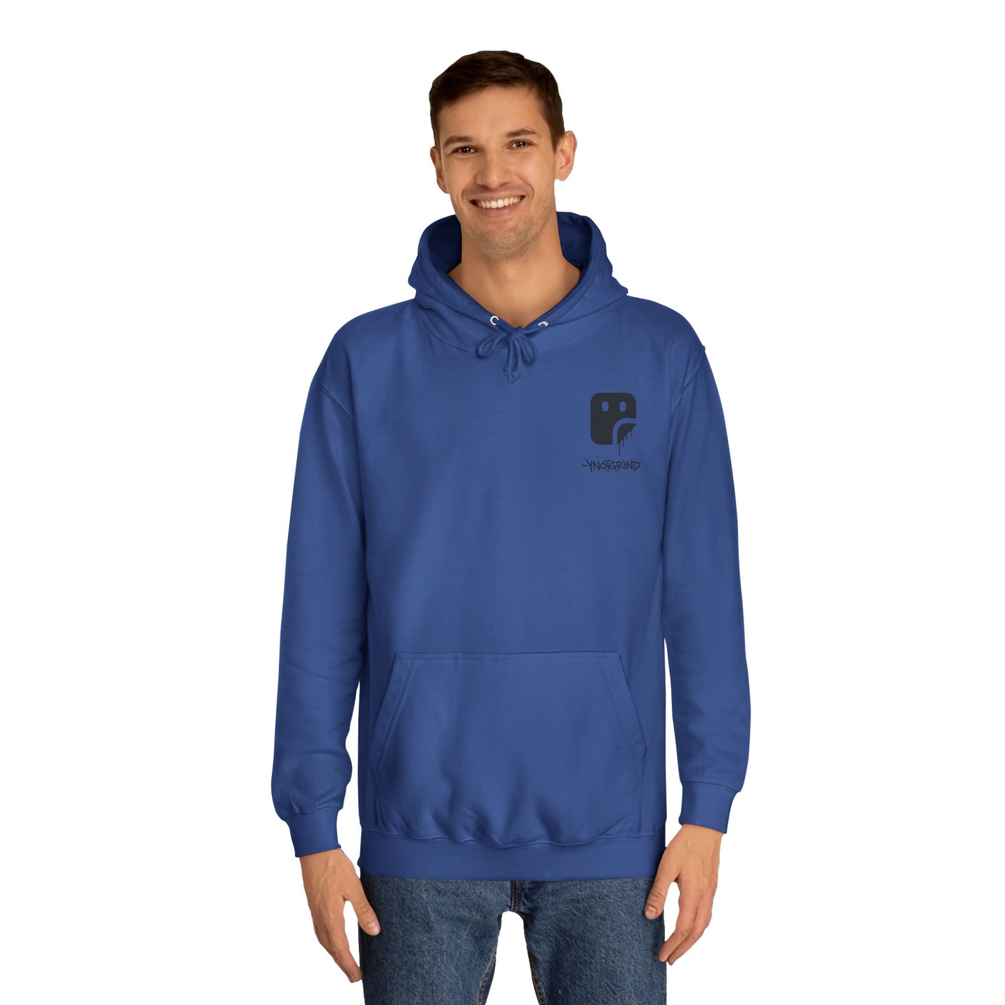College Hoodie — "UNFINISHED" Graphic Logo Pullover