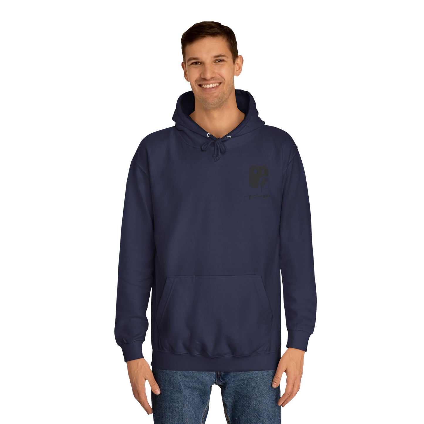College Hoodie — "UNFINISHED" Graphic Logo Pullover