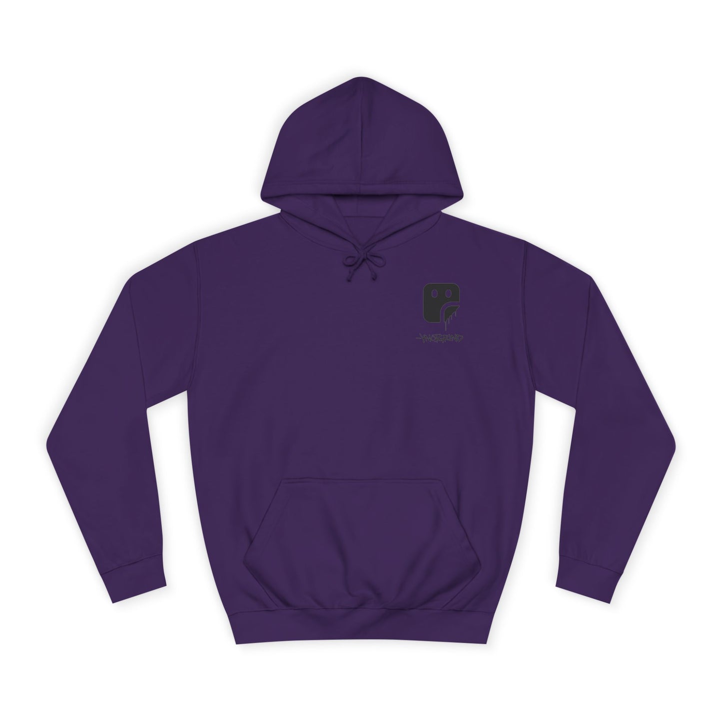 College Hoodie — "UNFINISHED" Graphic Logo Pullover