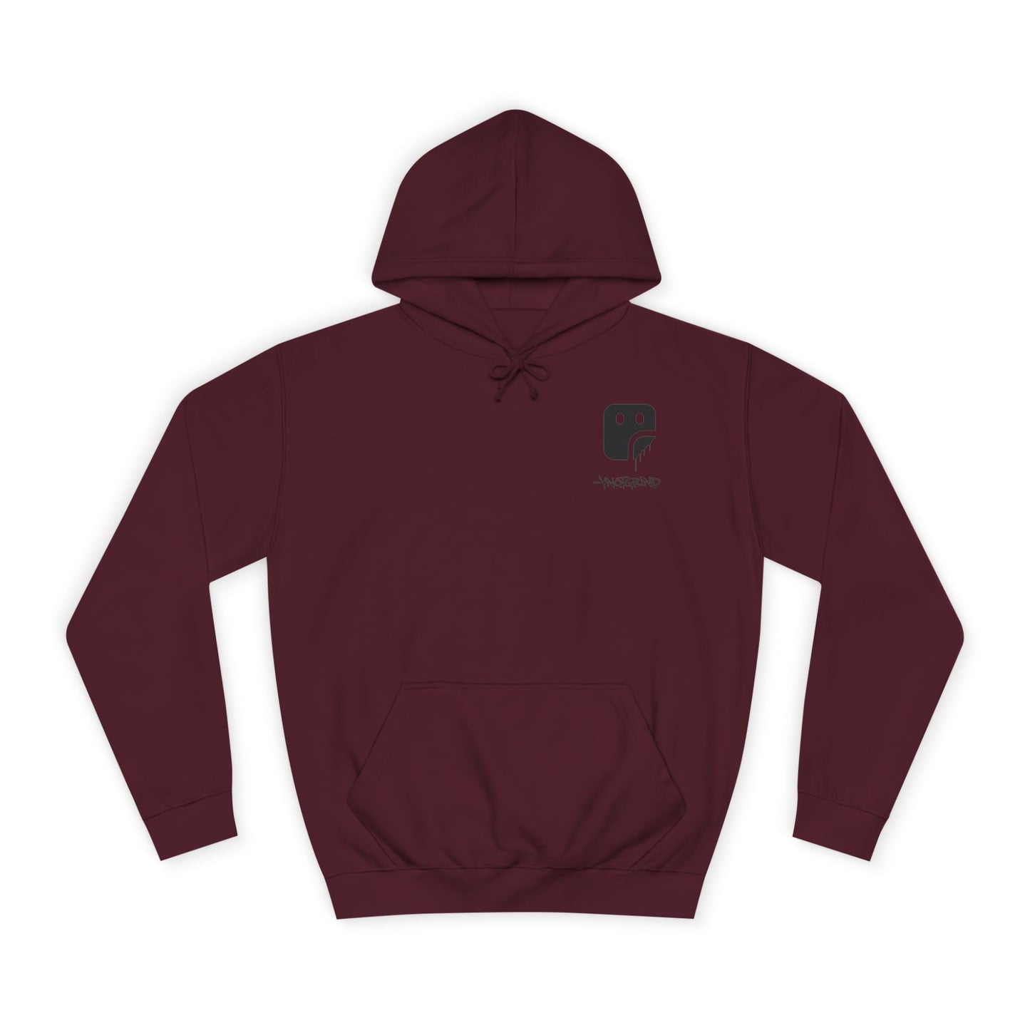College Hoodie — "UNFINISHED" Graphic Logo Pullover