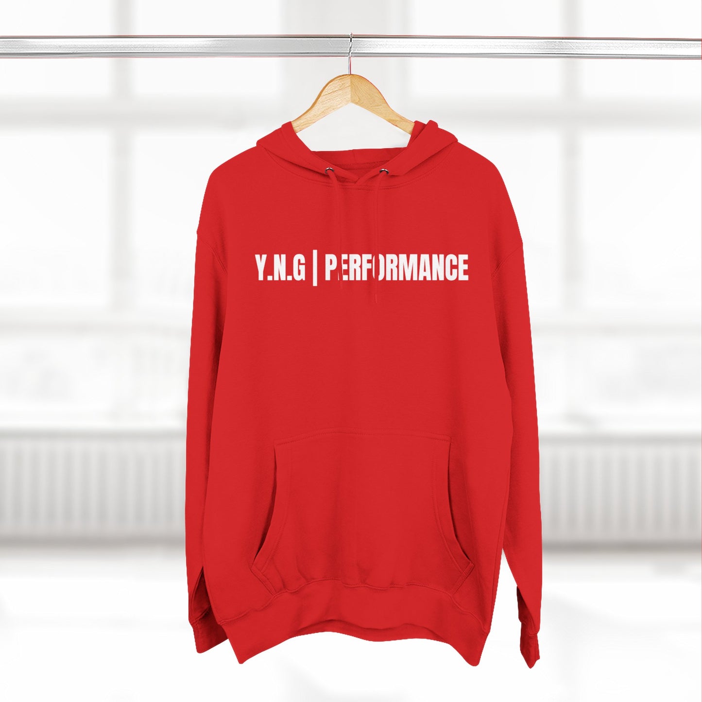 YnotGrind Performance Hoodie — Three-Panel Fleece Workout & Athletic Look