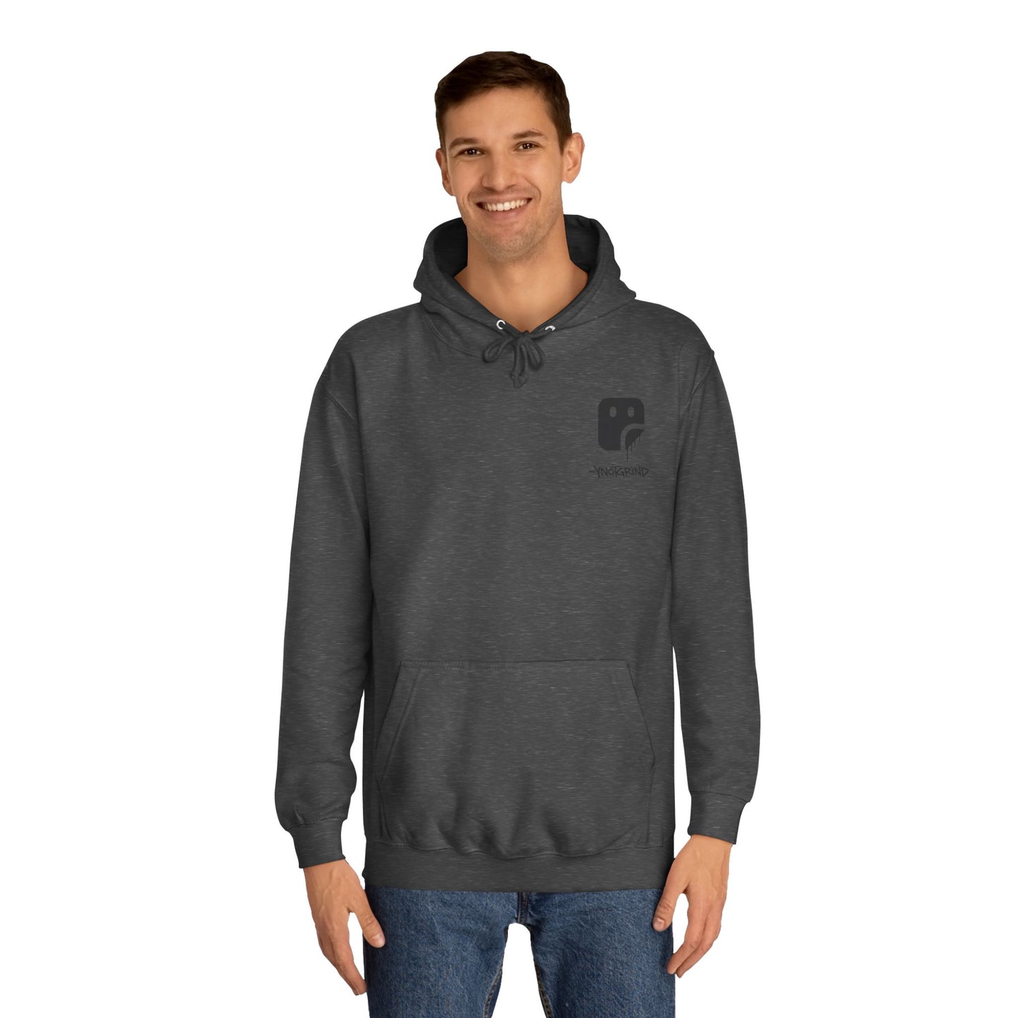 College Hoodie — "UNFINISHED" Graphic Logo Pullover