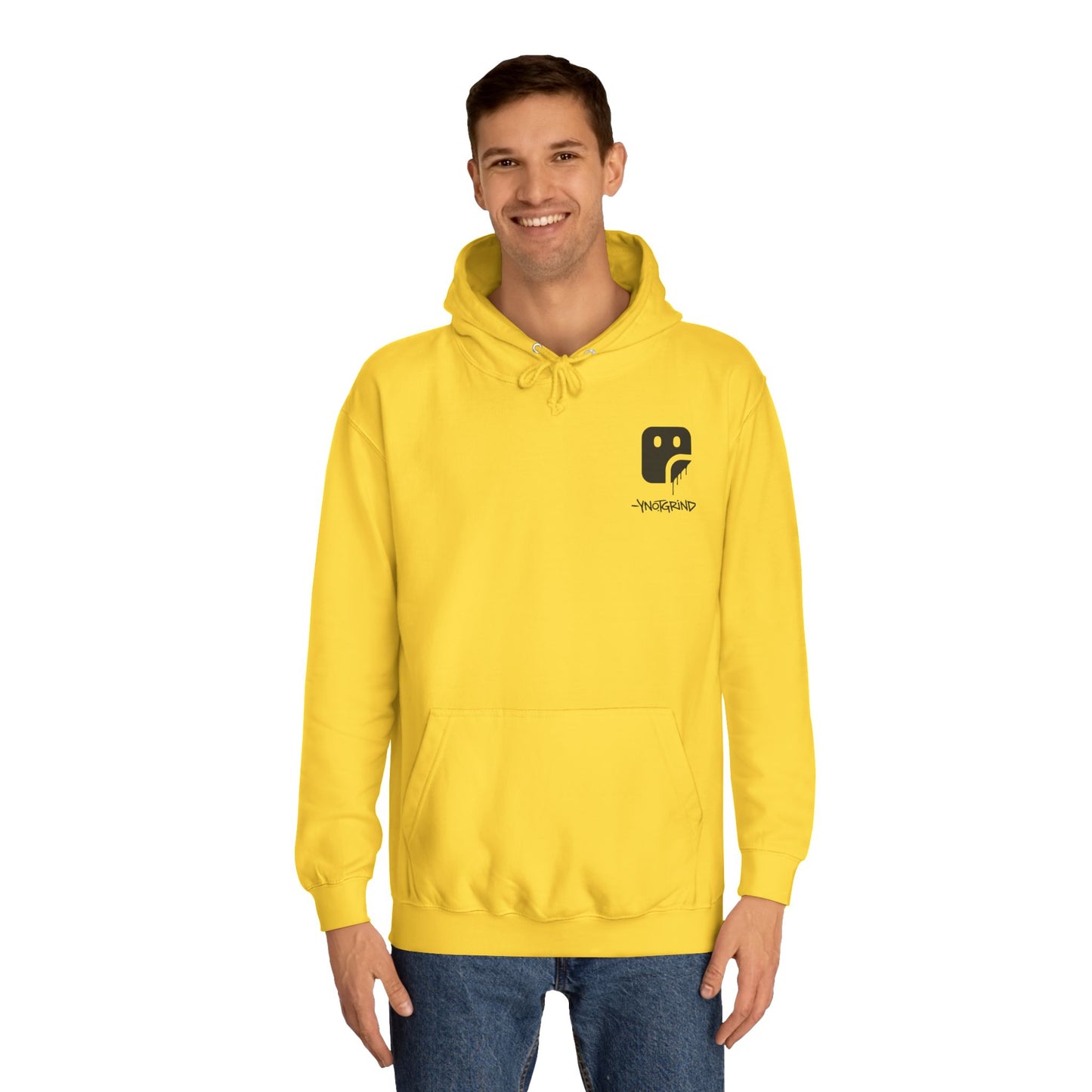 College Hoodie — "UNFINISHED" Graphic Logo Pullover