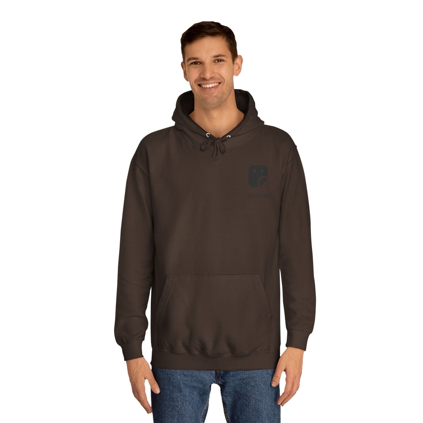 College Hoodie — "UNFINISHED" Graphic Logo Pullover