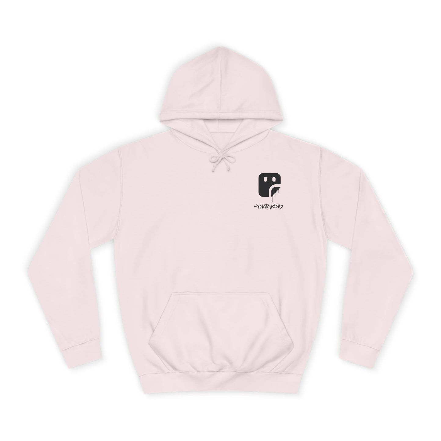 College Hoodie — "UNFINISHED" Graphic Logo Pullover