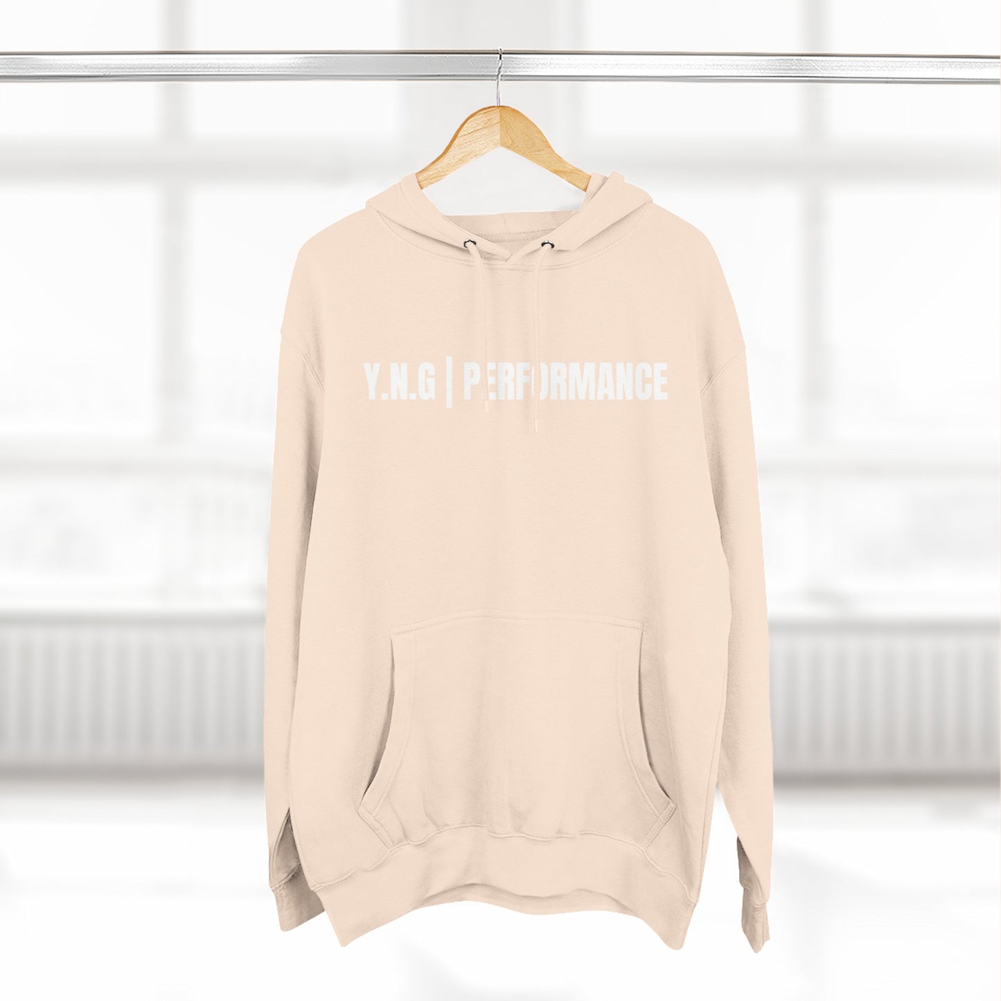 YnotGrind Performance Hoodie — Three-Panel Fleece Workout & Athletic Look