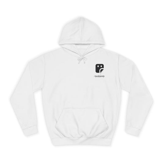 College Hoodie — "UNFINISHED" Graphic Logo Pullover
