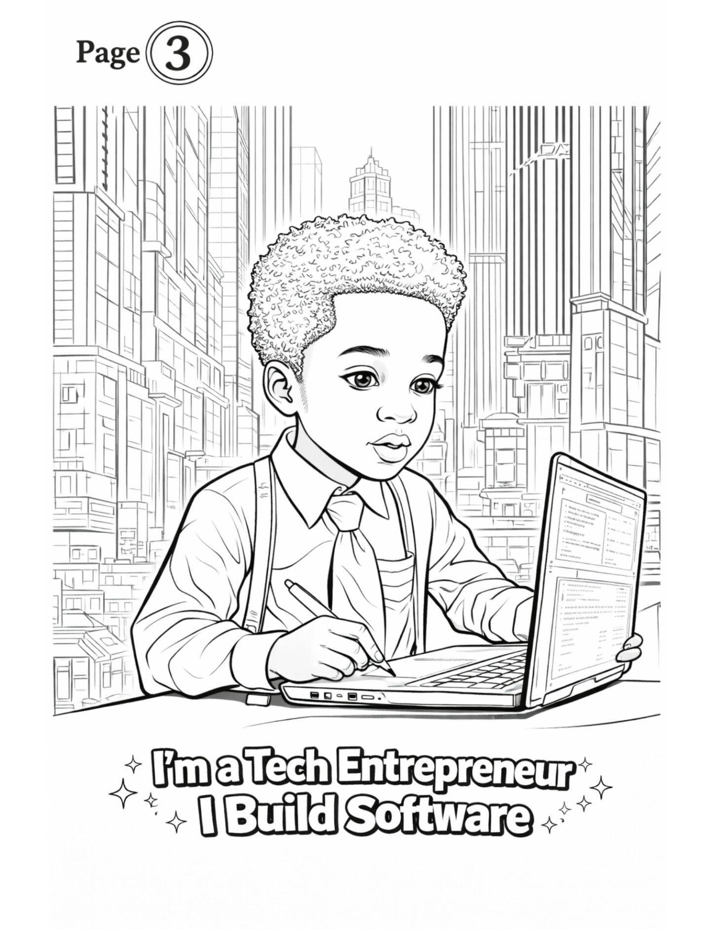 Future entrepreneurs coloring book!!
