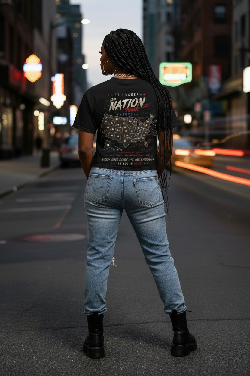 Rear View Nation Tour Mockup