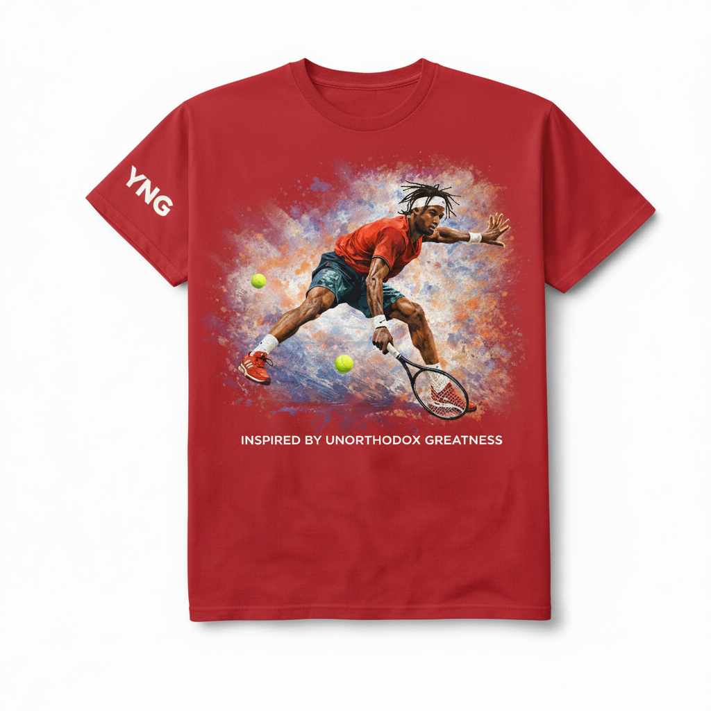 Unorthodox Motion Tee – Red YNG